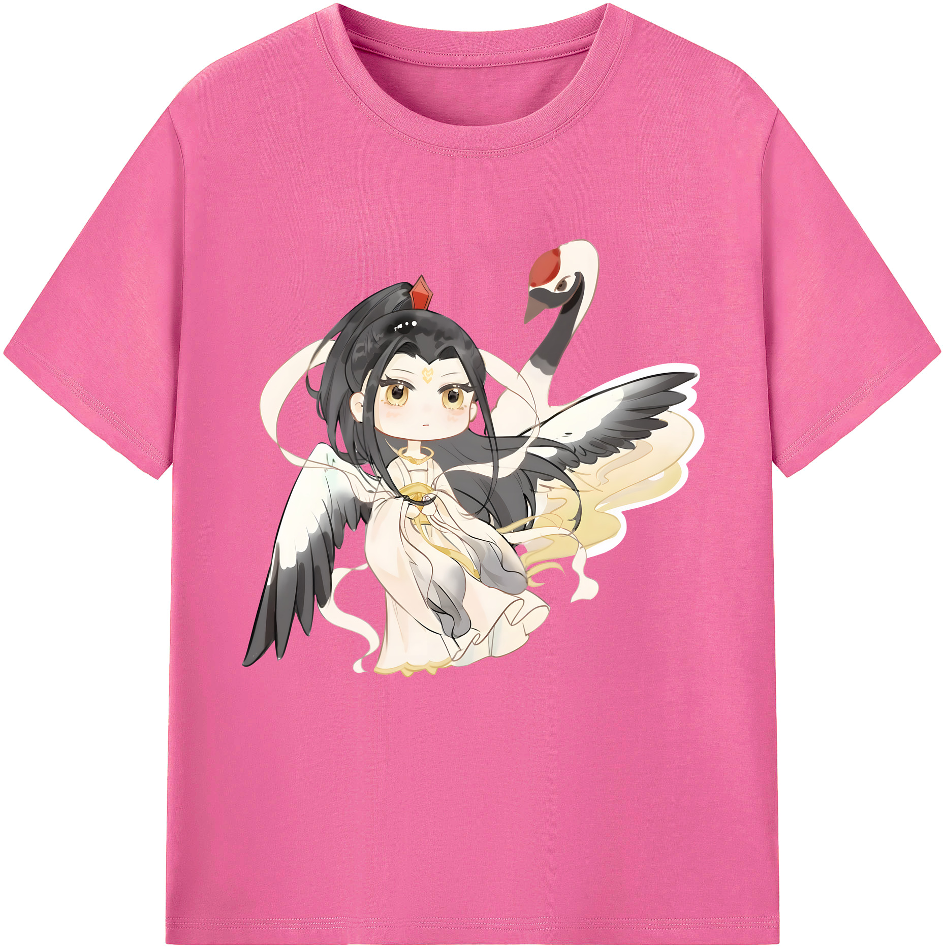 （画像用） Ne Zha 2 ナタ 魔童の大暴れ レディースカジュアルプリントTシャツ（綿100％）